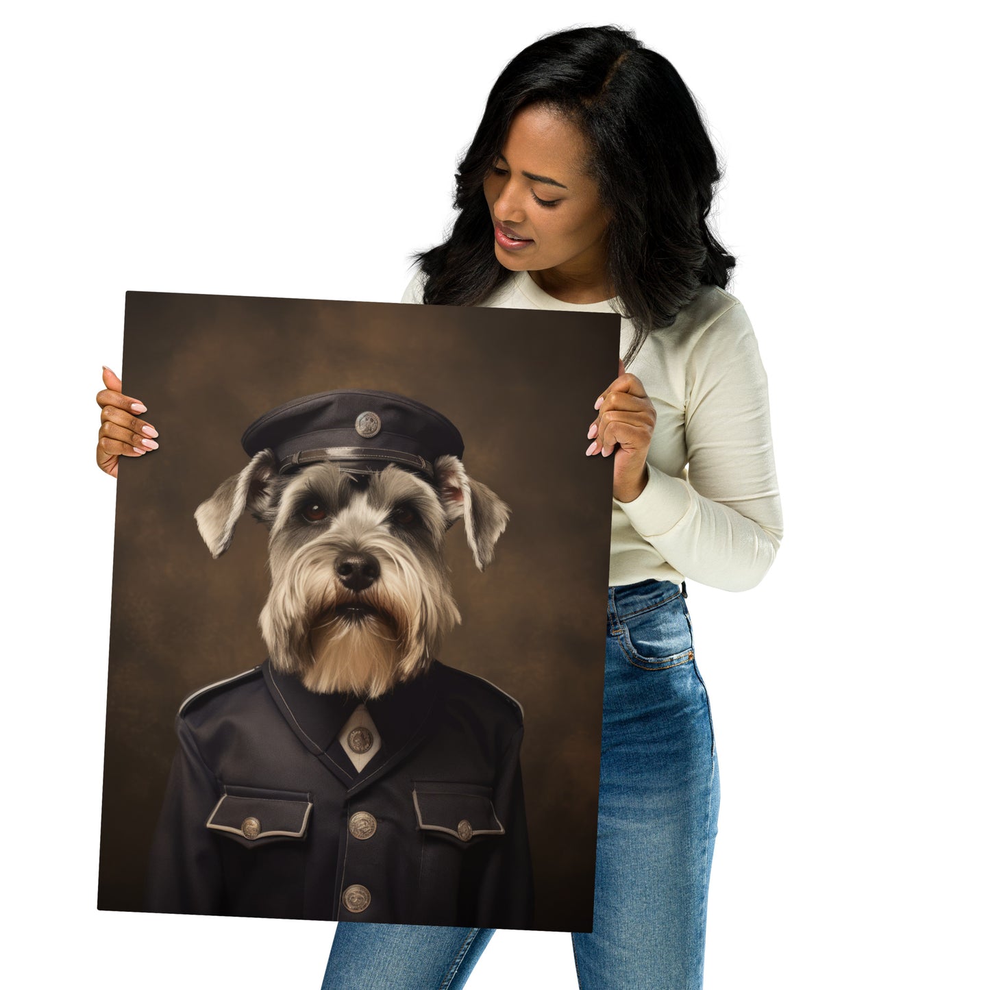 Miniature Schnauzer Metal print