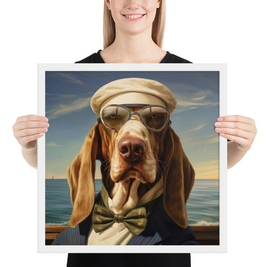 Basset Hound#1 Framed Art