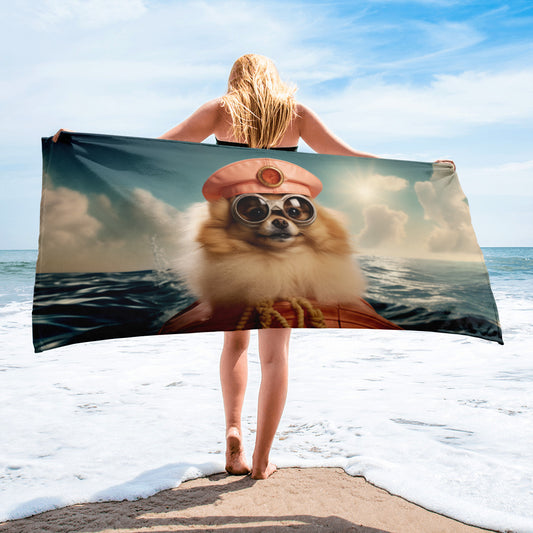 Pomeranian Dog Towel