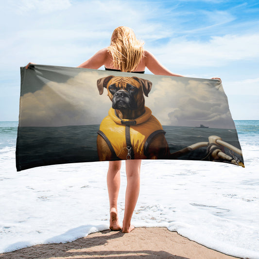 Boxer Dog Towel