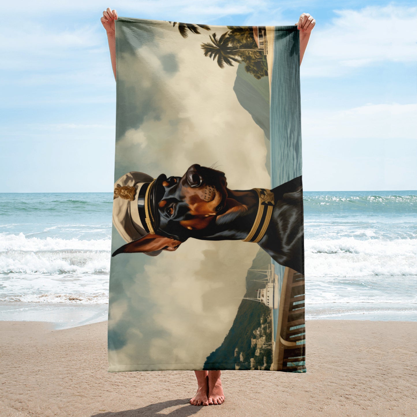 Doberman Pinscher Dog Towel