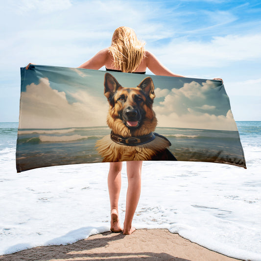 German Shepherd Towel