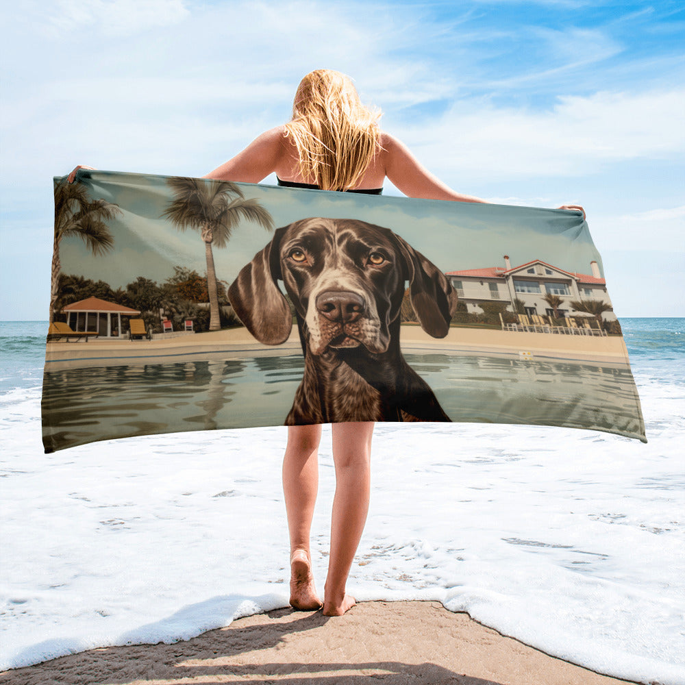 German Shorthaired Pointer Towel