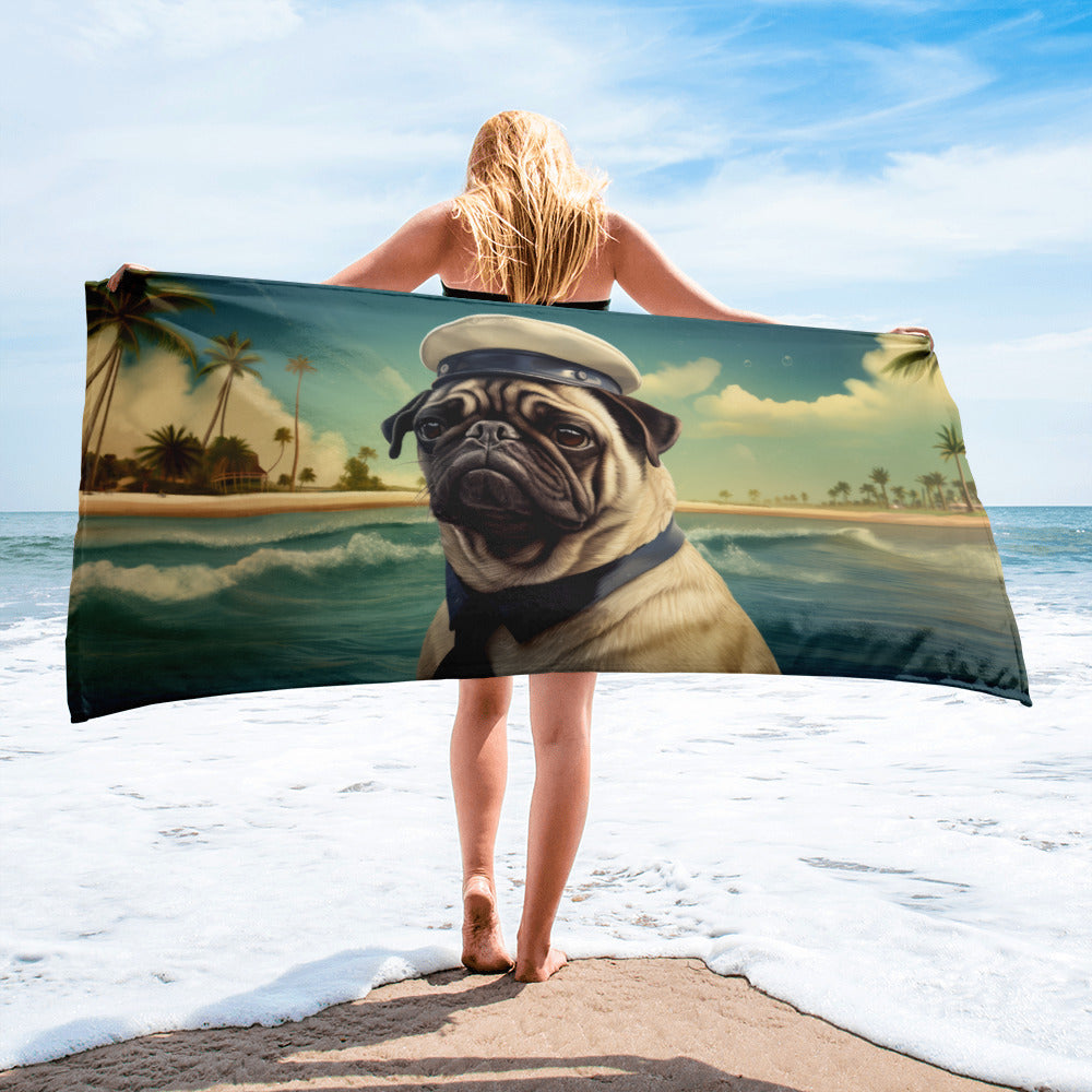 Pug Towel