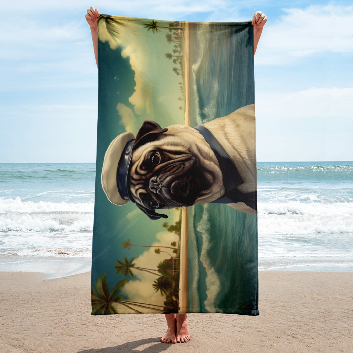 Pug Towel