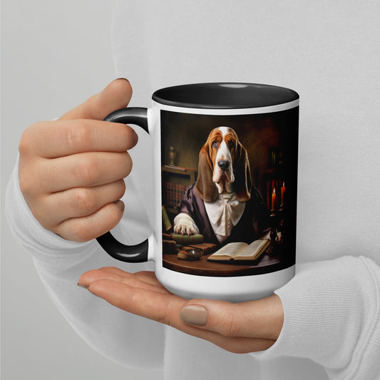 Professor Basket Basset  Hound Mug