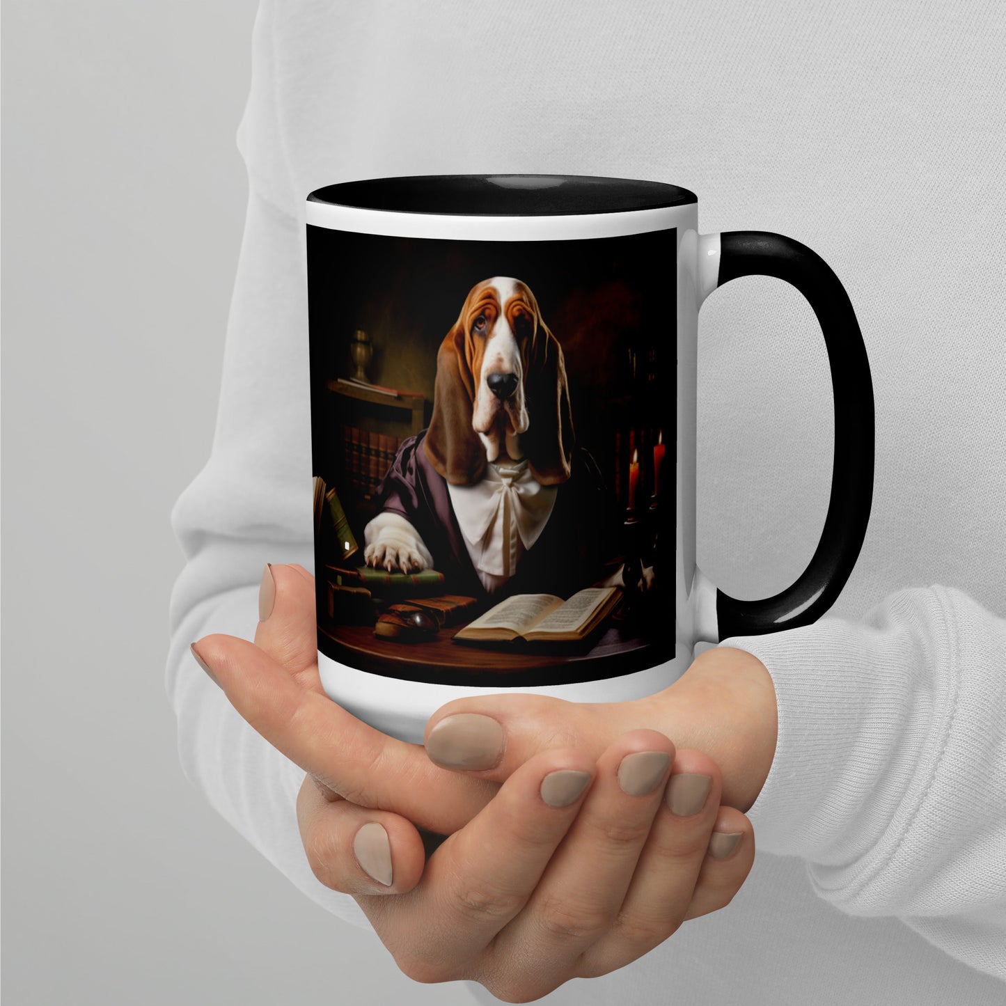 Professor Basket Basset  Hound Mug